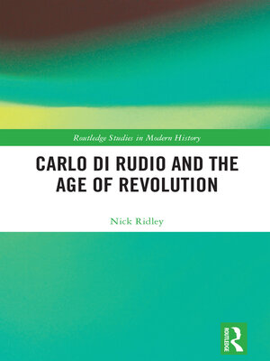 cover image of Carlo di Rudio and the Age of Revolution